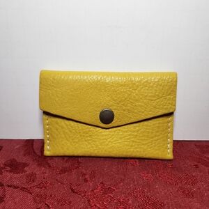 Portland Leather Goods Yellow Envelope Coin Pouch